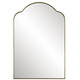 Uttermost - 09896 - Mirror - Sidney - Brushed Brass