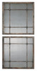 Uttermost - 13845 - Mirror Set Of 2 - Saragano - Blue w/Aged Ivory