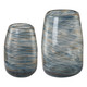 Uttermost - 18158 - Vases S/2 - Aurora - Blue And Gold