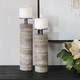 Shadowstone Candleholders Set/2 (18186)