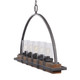 Atwood, Five Light Linear Chandelier (21328)