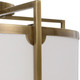 Colfax Three Light Semi Flush Mount (22283)
