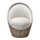 Uttermost - 23479 - Accent Chair - Noemi - Mahogany Wood
