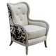 Uttermost - 23611 - Arm Chair - Chalina - Aged Bone-white