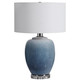 Uttermost - 28435-1 - One Light Table Lamp - Blue Waters - Polished Nickel