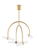 Visual Comfort Modern - 700CLM4NB-LED930 - LED Chandelier - Calumn - Natural Brass