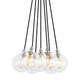 Visual Comfort Modern - 700GMBMP7CS - Chandelier - Gambit - Satin Nickel