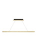 Visual Comfort Modern - 700LSDES48NB-LED92730 - LED Linear Suspension - Dessau - Natural Brass