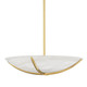 Hudson Valley - 3522-AGB - Six Light Pendant - Wheatley - Aged Brass