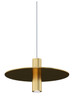 Visual Comfort Modern - 700MPPNTNB-LED930 - LED Pendant - Ponte - Natural Brass