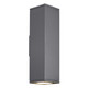 Visual Comfort Modern - 700OWTEG82718NCHDOUNVPCSP - LED Outdoor Wall Lantern - Tegel - Charcoal