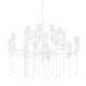 Hudson Valley - 4142-WP - 16 Light Chandelier - Chisel - White Plaster