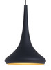 Visual Comfort Modern - 700TDNOEBG - One Light Pendant - Noema - Black/Gold