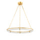 Hudson Valley - 5130-AGB - LED Chandelier - Sennett - Aged Brass