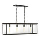 Visual Comfort Studio - CO1214HTCP - Four Light Outdoor Linear Chandelier - Freeport - Heritage Copper