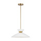 manufacturer_finish:Matte White and Burnished Brass|manufacturer_glass:Matte White