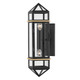 Hudson Valley - 9002-AGB/BK - Two Light Wall Sconce - Bedford Hills - Aged Brass/Black
