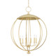 Hudson Valley - 9132-GL - Six Light Pendant - Wesley - Gold Leaf