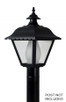 Wave Lighting - 270TC-LR12W-BK - One Light Post Mount - LED Providence - Black