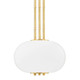 Hudson Valley - KBS1356701B-AGB - One Light Pendant - Palisade - Aged Brass