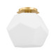 Hudson Valley - PI1894501-AGB - One Light Flush Mount - Tring - Aged Brass