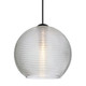 Besa - X-461500-LED-BK - Pendant - Besa Kristall 6 Pendant - Black
