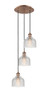 Innovations - 113B-3P-AC-G412 - LED Pendant - Ballston - Antique Copper