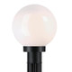 Westinghouse Lighting - 6123000 - One Light Post-Top Fixture - Black