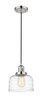 manufacturer_finish:Polished Nickel|manufacturer_glass:Clear Deco Swirl Bell Glass