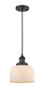 manufacturer_finish:Matte Black|manufacturer_glass:Matte White Cased Large Bell