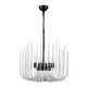 Astoria Eight Light Pendant in Satin Brushed Black (360-CD10031-8-SBB)