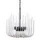 Astoria Eight Light Pendant in Satin Brushed Black (360-CD10031-8-SBB)