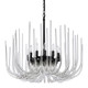 Astoria 12 Light Chandelier in Satin Brushed Black (360-CD10032-12-SBB)