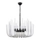 Astoria 12 Light Chandelier in Satin Brushed Black (360-CD10032-12-SBB)