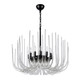 Zeev Lighting - CD10032-12-SBB - 12 Light Chandelier - Astoria - Satin Brushed Black