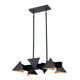 Avante Six Light Linear Pendant in Matte Black (360-CD10033-6-MBK)