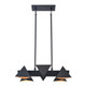 Avante Six Light Linear Pendant in Matte Black (360-CD10033-6-MBK)