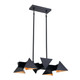 Avante Six Light Linear Pendant in Matte Black (360-CD10033-6-MBK)
