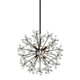 Adelle Eight Light Pendant in Matte Black (360-CD10212-8-MBK)