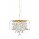 Destiny LED Chandelier in Aged Brass (360-CD10243-LED-AGB)