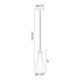 Vaso LED Mini Pendant in Polished Nickel (360-MP10903-LED-PN)
