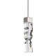 Mamadim LED Mini Pendant in Polished Nickel (360-MP11307-LED-3x3-PN)