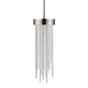 Waterfall One Light Mini Pendant in Polished Nickel (360-MP40048-1-PN)