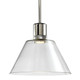 Zigrina LED Pendant in Polished Nickel (360-P11703-LED-PN-G13)