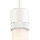 Zigrina One Light Pendant in Matte White (360-P11706-E26-MW-G9)