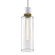 Zigrina One Light Pendant in Matte White (360-P11706-E26-MW-K-AGB-G15)