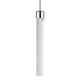 Zigrina One Light Pendant in Polished Nickel (360-P11707-E26-PN-G8)