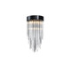 Waterfall Four Light Pendant in Satin Brushed Black (360-P30010-4-SBB)