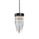 Waterfall Four Light Pendant in Satin Brushed Black (360-P30010-4-SBB)