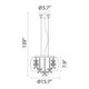 Destiny LED Pendant in Matte Black (360-P30111-LED-MBK)